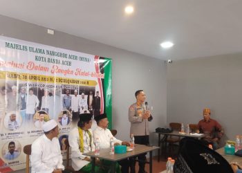 Kapolda Aceh Buka Diskusi dan Halal Bihalal MUNA Kota Banda Aceh