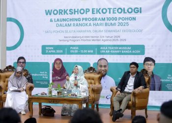 Peringati Hari Bumi, UIN Ar-Raniry Gelar Workshop Ekoteologi dan Launching Program 1.000 Pohon