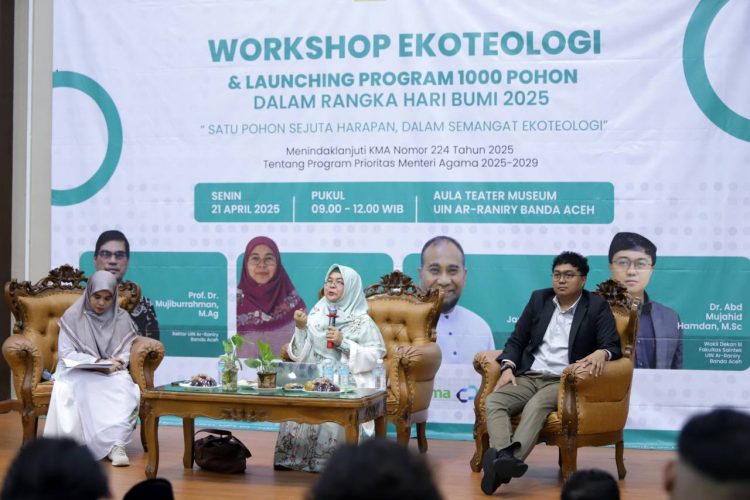 Peringati Hari Bumi, UIN Ar-Raniry Gelar Workshop Ekoteologi dan Launching Program 1.000 Pohon