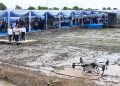 Prabowo Tebar Benih Padi Pakai Teknologi Drone Pertanian: 1 Hari Bisa 25 Hektare