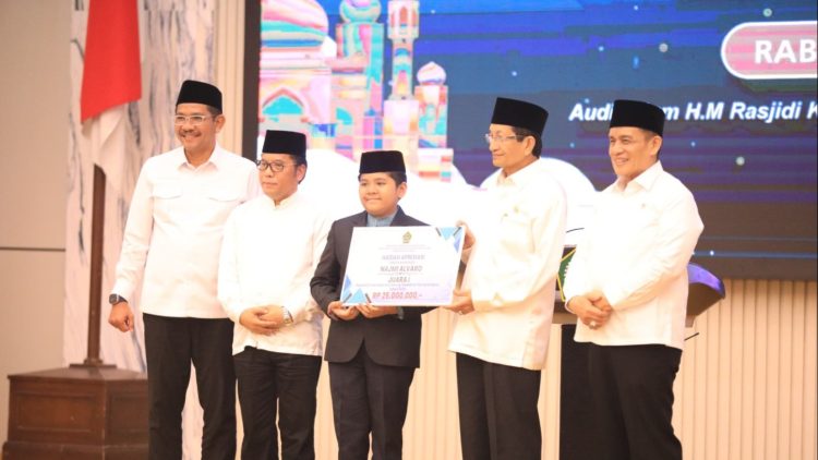 Qari Cilik Najmi Alvaro Juara MTQ Internasional di Qatar, Kemenag Beri Penghargaan