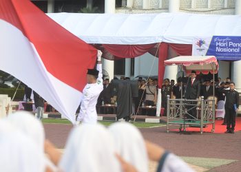 Wagub Aceh Pimpin Upacara Hardiknas, Ajak Wujudkan Pendidikan Bermutu untuk Semua