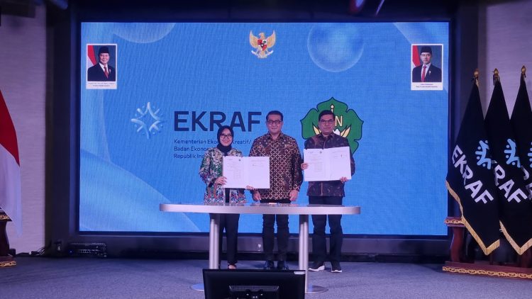 UIN Ar-Raniry Teken MoU dengan Kemenekraf, Dukung Ekonomi Kreatif di Kampus