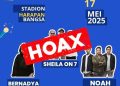 Waspada Penipuan Konser Sheila on 7, Bernadya, dan Noah di Banda Aceh