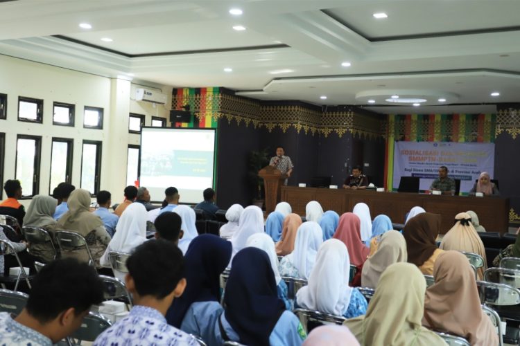 Sospro SMMPTN-Barat USK Gaet Perhatian Ratusan Pelajar di Lhokseumawe
