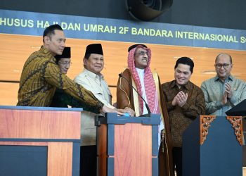 Prabowo Resmikan Terminal Khusus Haji dan Umrah