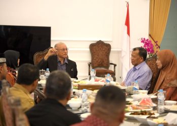 Wali Nanggroe Aceh Terima Kunjungan Hamid Awaluddin, Bahas Apa?