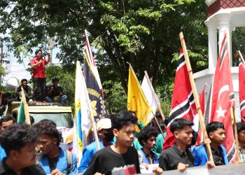 Massa Demo Tolak Keputusan Mendagri Alih Status 4 Pulau Aceh ke Sumut