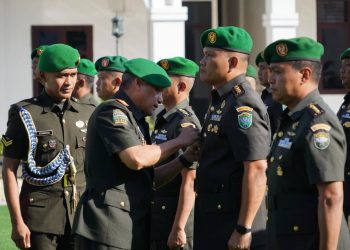 Pangdam IM Pimpin Sertijab, Letkol Inf Faisal Resmi Jabat Dandeninteldam IM