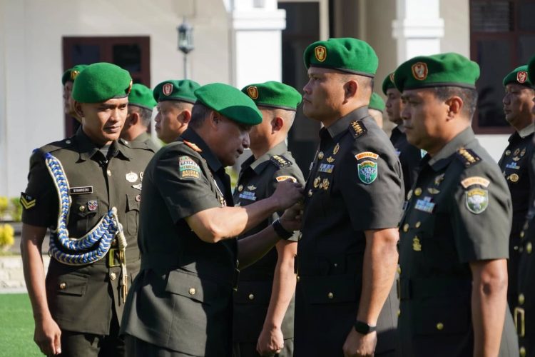 Pangdam IM Pimpin Sertijab, Letkol Inf Faisal Resmi Jabat Dandeninteldam IM