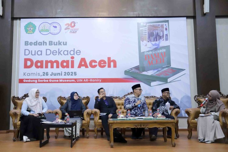 Bedah Buku Dua Dekade Damai Aceh di UIN Ar-Raniry, BRA Tegaskan Reintegrasi Bukan Sekadar Masa Lalu