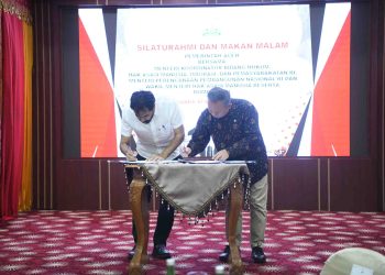 Gubernur Aceh dan Wamen HAM Teken Nota Kesepakatan Penguatan Reintegrasi dan HAM