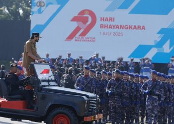 HUT Bhayangkara ke-79 di Blang Padang, Gubernur Aceh Mualem Jadi Inspektur Upacara