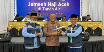 Jemaah Haji Aceh Kloter 9 Raih Predikat Terbaik dari Garuda Indonesia