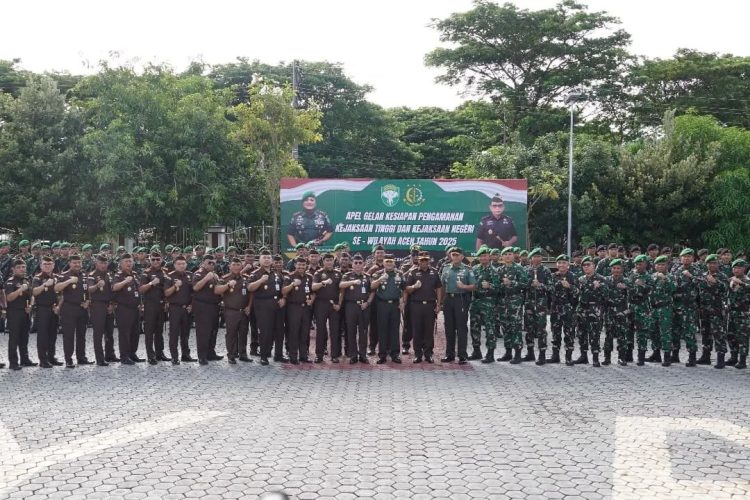 Kodam IM Kerahkan Prajurit untuk Pengamanan Kejati dan Kejari se-Aceh