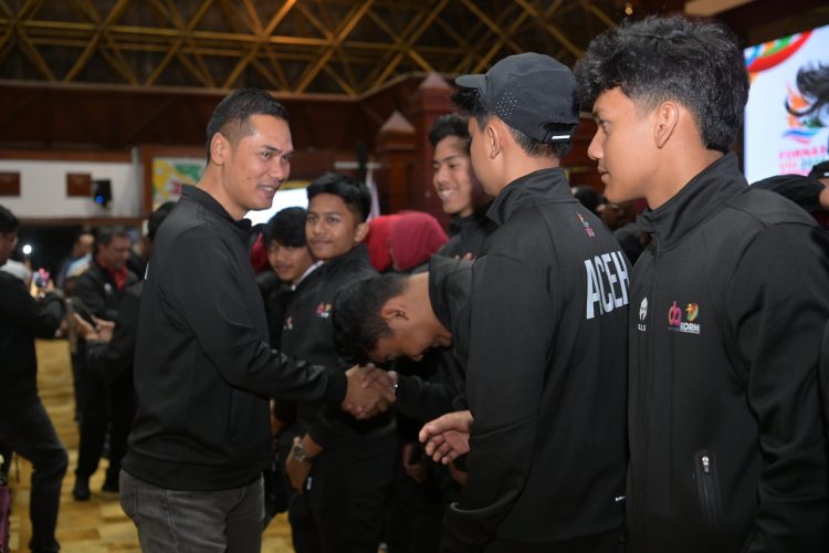 Kontingen Aceh Siap Berlaga di FORNAS VIII 2025 NTB, Plt Sekda Beri Pesan Khusus