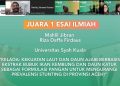 Mahasiswa Kedokteran USK Raih Juara 1 Lomba Esai Ilmiah KSE JUARA 2025 dengan Inovasi KELADA