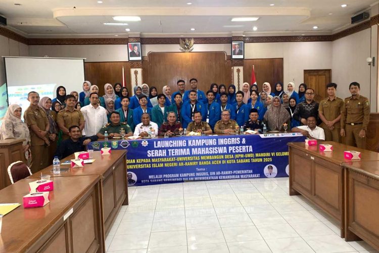 UIN Ar-Raniry Luncurkan Kampung Inggris di Sabang, Gandeng Dua PTKIN Dukung Sektor Pariwisata