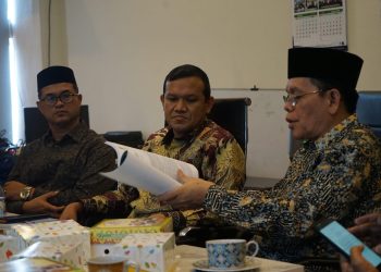 Wagub Aceh Temui Sekjen MUI Bahas Tanah Wakaf Blang Padang