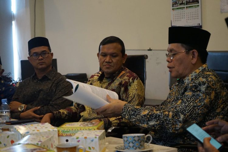 Wagub Aceh Temui Sekjen MUI Bahas Tanah Wakaf Blang Padang