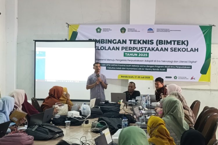 45 Pengelola Perpustakaan Sekolah di Aceh Dilatih Otomasi Berbasis SLiMS
