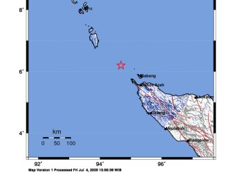 Gempa M5,0 Guncang Sabang, BMKG: Tidak Berpotensi Tsunami, Tercatat 8 Aftershock