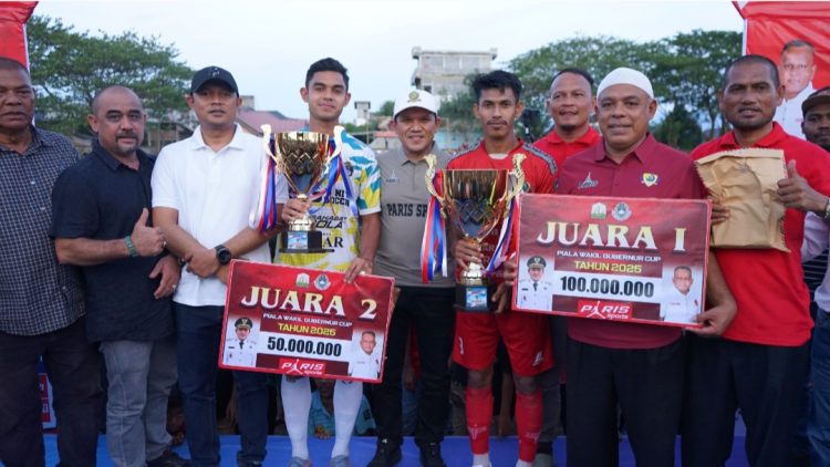 Mutiara Raya FC Beureunuen Juara Piala Wagub Aceh 2025, Sabet Hadiah Rp100 Juta