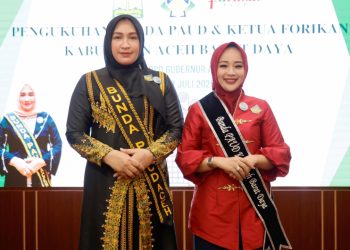 Ratna Sari Dewi Resmi Dikukuhkan Jadi Bunda PAUD dan Ketua Forikan Aceh Barat Daya