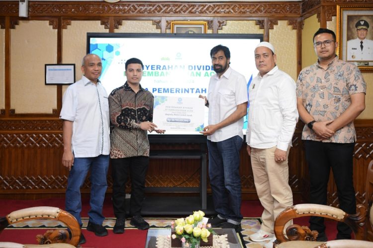 PT PEMA Serahkan Dividen Rp26,7 Miliar ke Pemerintah Aceh