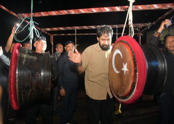 Aceh Perkusi 2025 Resmi Dibuka, Gubernur Mualem Tabuh Rapai Bintang Bulan