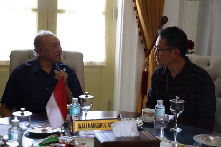 Nobuhiro Aizawa Temui Wali Nanggroe Aceh, Bahas Kerja Sama Strategis Kawasan Asia Timur
