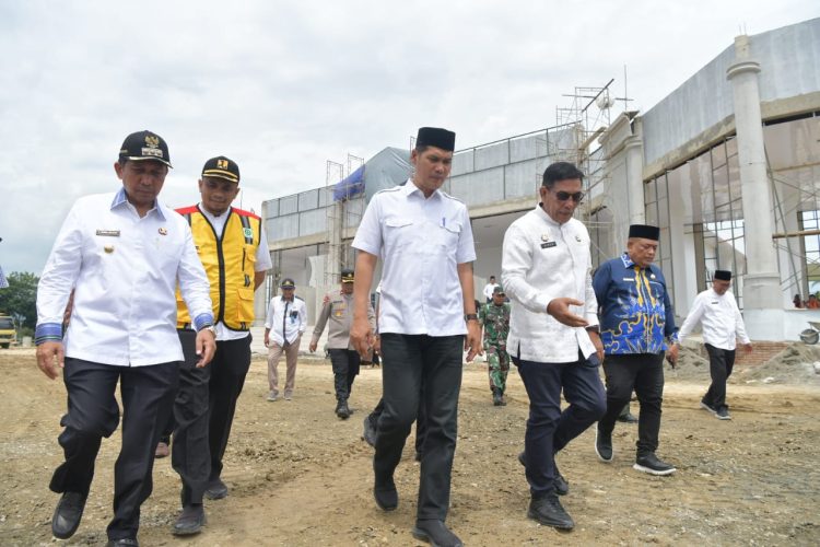 Pembangunan Gedung Utama MTQ Aceh di Pidie Jaya Hampir Selesai, Sekda Progresnya Capai 91 Persen