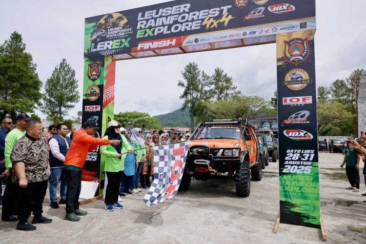 65 Mobil Offroad Meriahkan Leuser Rainforest Explore di Gayo Lues