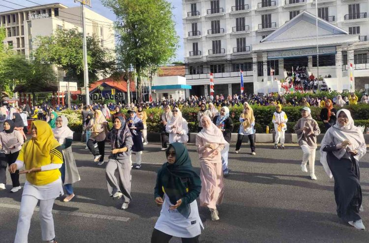 Senam Oksitosin Meriahkan Pekan Menyusui Sedunia 2025 di Banda Aceh, Dukungan untuk Ibu Menyusui Makin Kuat