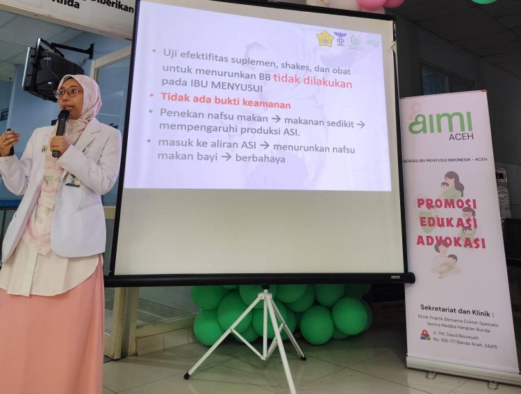 Tetap Sehat dan Langsing Selama Menyusui, Begini Saran Dokter Gizi dari AIMI Aceh