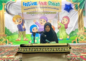 Gampong Cot Lamkuweuh Gelar Festival Anak Saleh Sambut Maulid Nabi