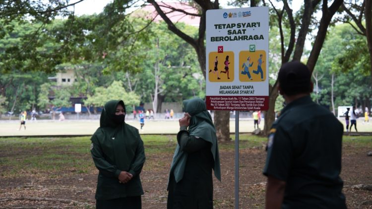 USK dan WH Banda Aceh Gelar Sosialisasi Busana Syar’i di Lingkungan Kampus