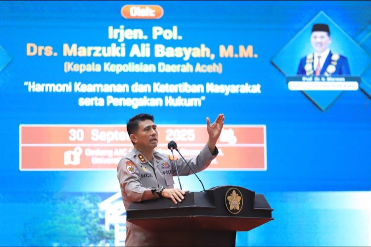 Kapolda Aceh Paparkan Strategi Jaga Keamanan dan Tertib Hukum ke Mahasiswa USK