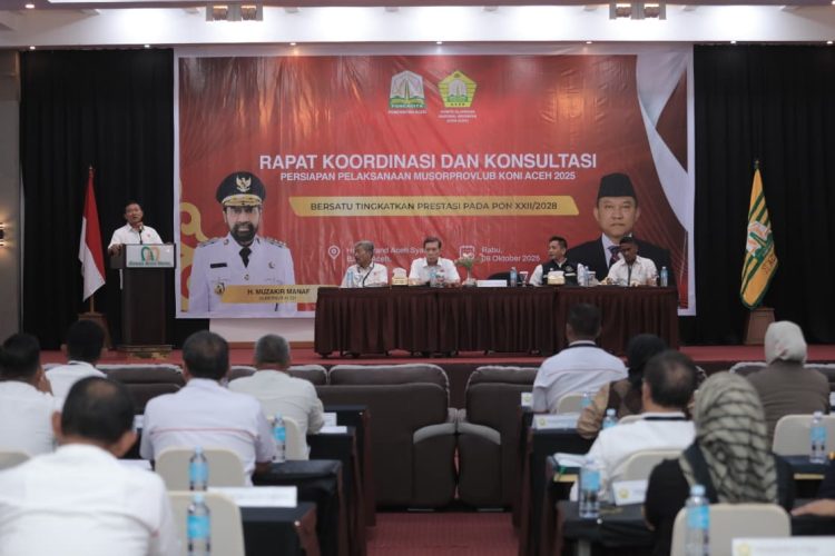 Caretaker Soedarmo Pastikan Musorprovlub KONI Aceh 2025 Berjalan Lancar dan Sesuai Regulasi