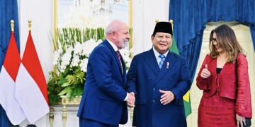 Momen Keakraban Presiden Prabowo dengan Presiden Lula dan Ibu Negara di Istana Merdeka