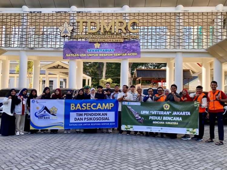 Perkuat Pendampingan Korban Bencana, USK dan UPN Veteran Jakarta Berangkatkan Relawan ke Pidie Jaya-Bireuen