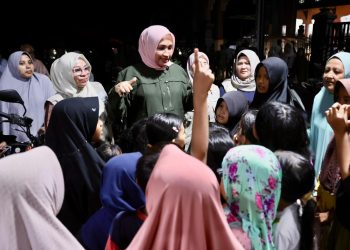 Bunda PAUD Aceh Berbaur dengan Anak-anak di Posko Pengungsian Banjir Bireuen