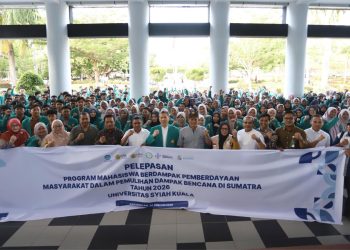 1.050 Mahasiswa USK Ikuti Program Mahasiswa Berdampak di Tujuh Daerah Bencana