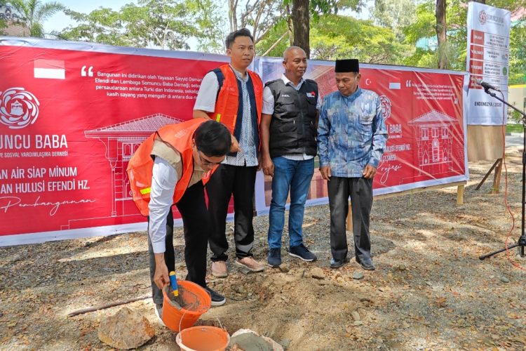 Somuncu Baba Turki Bangun Fasilitas Air Minum Wakaf di UIN Ar-Raniry