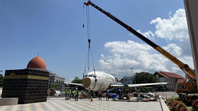 Manasik Haji Makin Lengkap, Pesawat Citilink Hadir di Asrama Haji Aceh