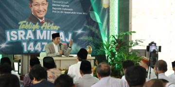 Peringati Isra’ Mi’raj, Menag Tegaskan Masjid sebagai Jalan Perubahan dan Pemberdayaan Umat