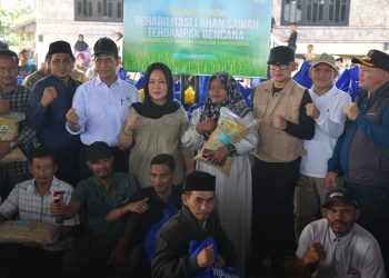 Rehabilitasi Sawah Pascabencana Dimulai, Mentan Amran Ini Tanggung Jawab Negara