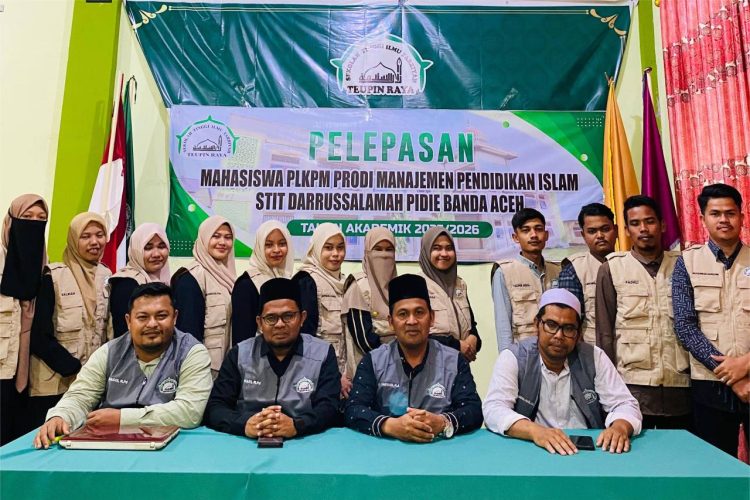 STIT Darussalamah Lepas Mahasiswa MPI Ikuti PLKPM di Kabupaten Pidie