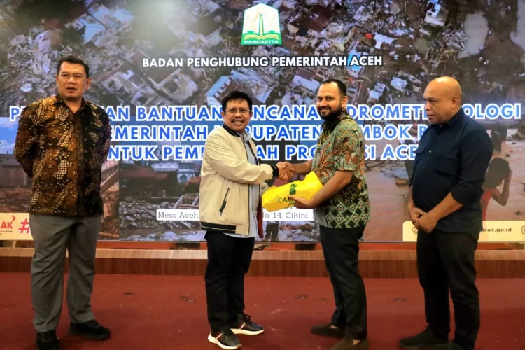 Aceh Terima Bantuan Bencana dari Lombok Barat