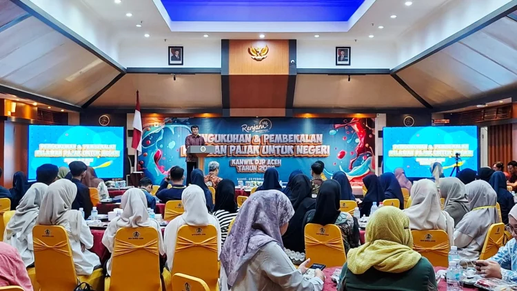 Dampingi Coretax, Kanwil Pajak Aceh Kukuhkan 180 Relawan dari 8 Kampus